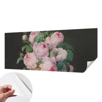 Moderne Fototapete nach Maß mit floralem Motiv