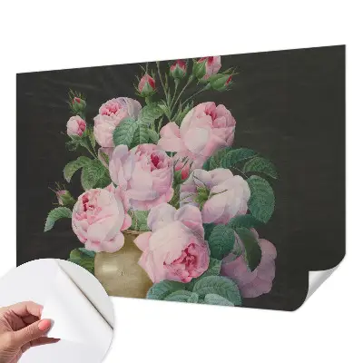 Moderne Fototapete nach Maß mit floralem Motiv