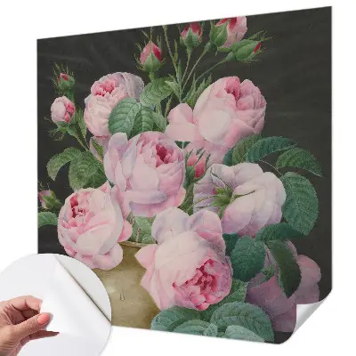 Moderne Fototapete nach Maß mit floralem Motiv