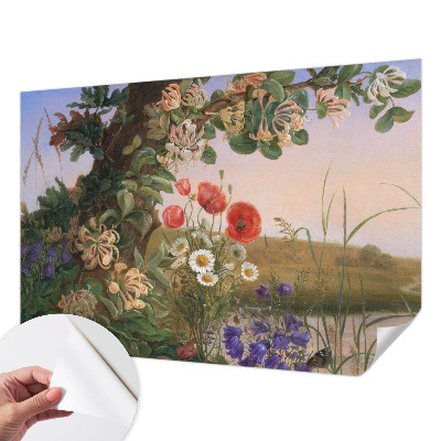 Selbstklebende Fototapete für die Wand mit Blumenmotiv
