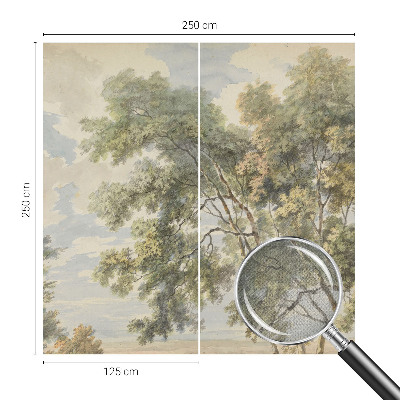 88D-Fototapete mit romantischem Naturmotiv