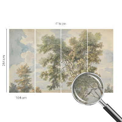 88D-Fototapete mit romantischem Naturmotiv