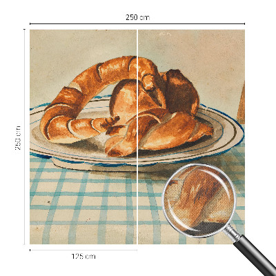 Selbstklebende Fototapete fürs Schlafzimmer Küchengebäck