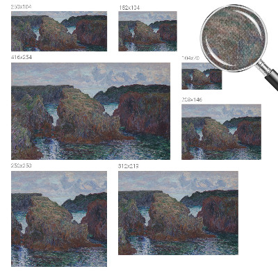 Selbstklebende Fototapete fürs Wohnzimmer Felsküste