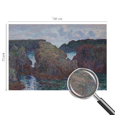 Selbstklebende Fototapete fürs Wohnzimmer Felsküste