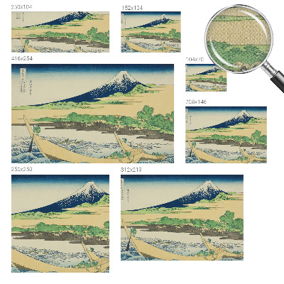 Moderne Fototapete nach Maß mit Bergpanorama