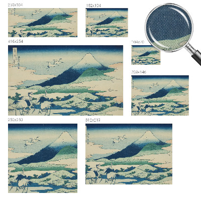 88D-Fototapete fürs Schlafzimmer Kräne und Berge