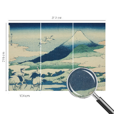 88D-Fototapete fürs Schlafzimmer Kräne und Berge