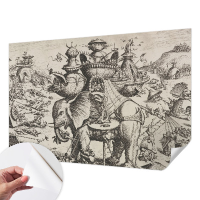 Fototapete nach Maß Eine groteske Schlacht