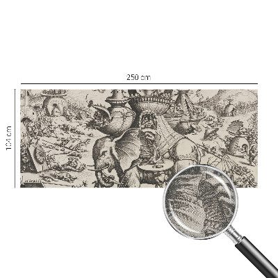 Fototapete nach Maß Eine groteske Schlacht