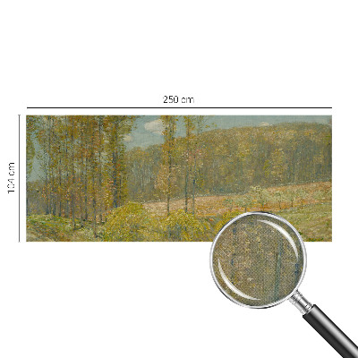 Vintage Tapete mit Waldlandschaft
