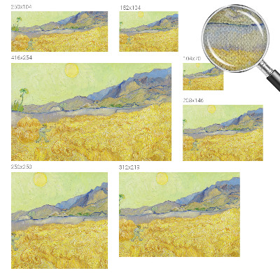 Motivtapete nach Maß Weizenfeld