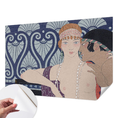 Selbstklebende Fototapete Künstlerpaar