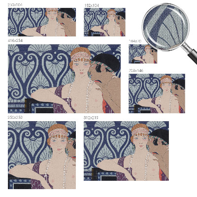 Selbstklebende Fototapete Künstlerpaar