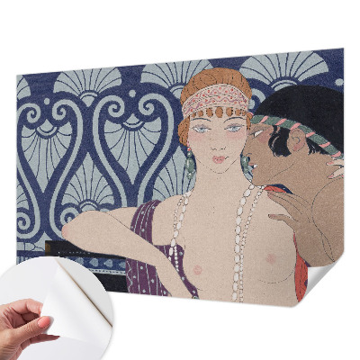 Selbstklebende Fototapete Künstlerpaar