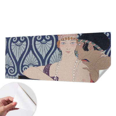 Selbstklebende Fototapete Künstlerpaar