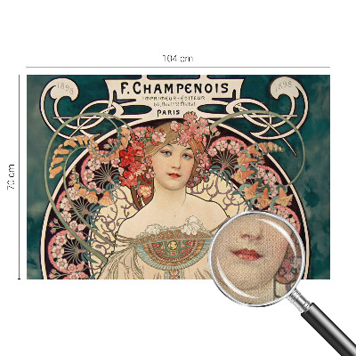 Selbstklebende Fototapete für die Wand Blumensymmetrie