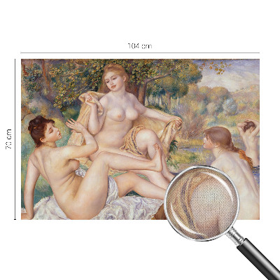 Selbstklebende Fototapete fürs Schlafzimmer mit Motiv entspannter Frauen