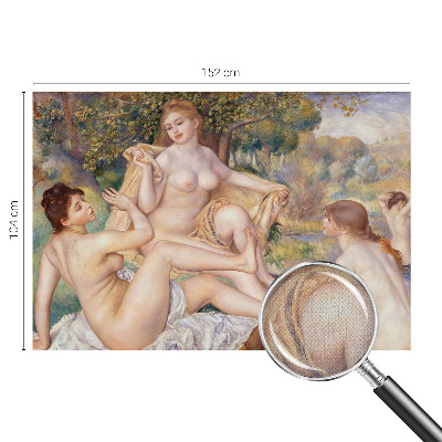 Selbstklebende Fototapete fürs Schlafzimmer mit Motiv entspannter Frauen