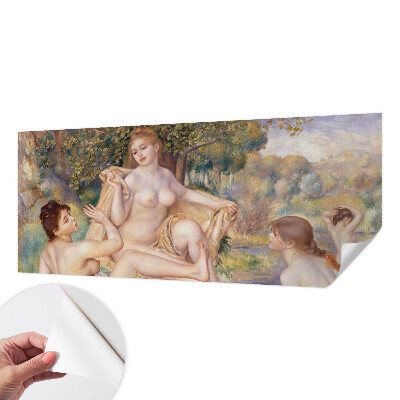 Selbstklebende Fototapete fürs Schlafzimmer mit Motiv entspannter Frauen