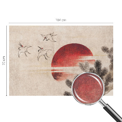 89D-Fototapete zwei-teilige Fototapete mit Waldmotiv im Osten