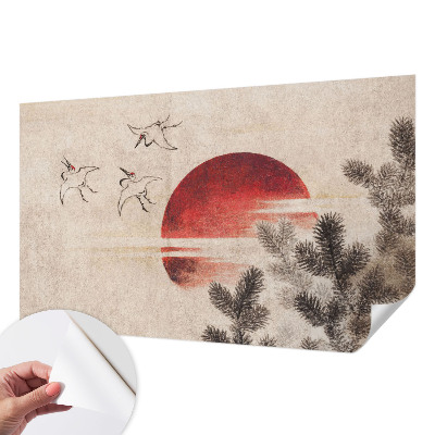 89D-Fototapete zwei-teilige Fototapete mit Waldmotiv im Osten