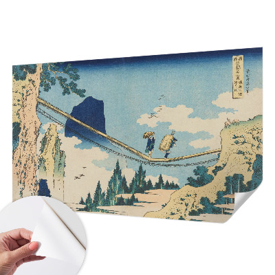 Selbstklebende Fototapete fürs Kinderzimmer mit dem Motiv einer Bergbrücke