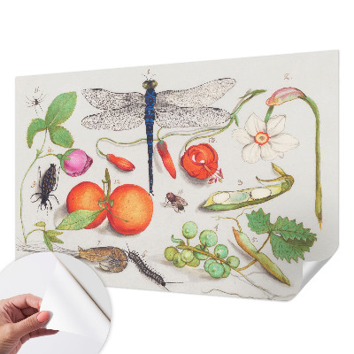 Motivtapete nach Maß mit einer Naturillustration