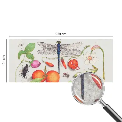 Motivtapete nach Maß mit einer Naturillustration