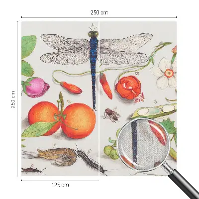 Motivtapete nach Maß mit einer Naturillustration