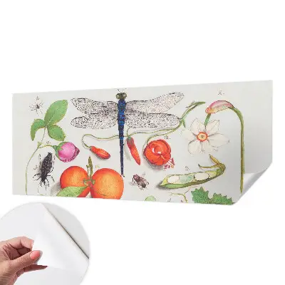 Motivtapete nach Maß mit einer Naturillustration