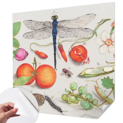 Motivtapete nach Maß mit einer Naturillustration