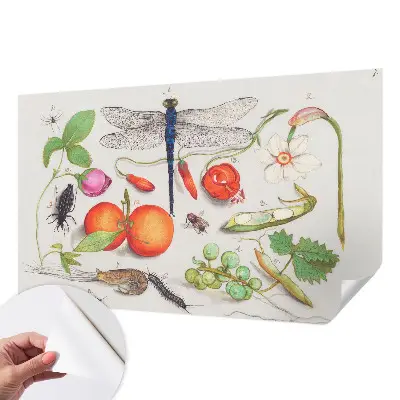 Motivtapete nach Maß mit einer Naturillustration