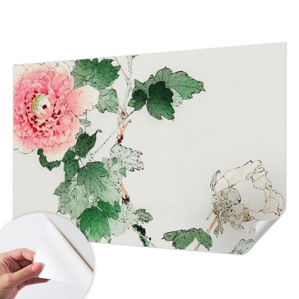 Motivtapete fürs Wohnzimmer Florale Subtilität