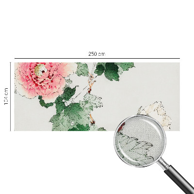 Motivtapete fürs Wohnzimmer Florale Subtilität