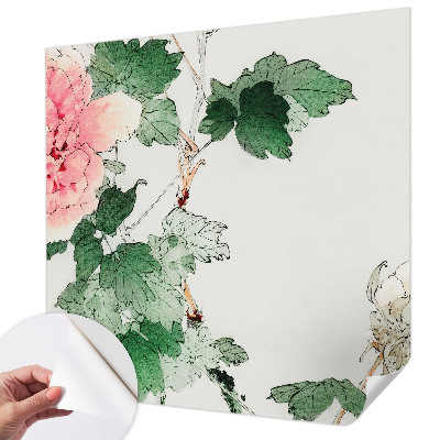 Motivtapete fürs Wohnzimmer Florale Subtilität