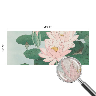 Selbstklebende Fototapete für die Wand mit Motiv Wasserlotus