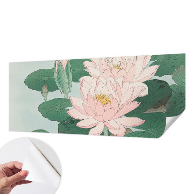 Selbstklebende Fototapete für die Wand mit Motiv Wasserlotus