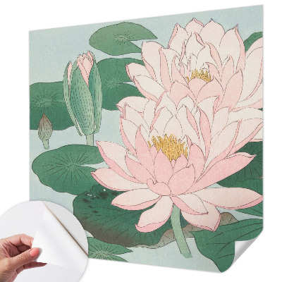 Selbstklebende Fototapete für die Wand mit Motiv Wasserlotus
