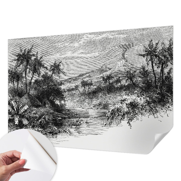 90D-Fototapete Exotisches Panorama