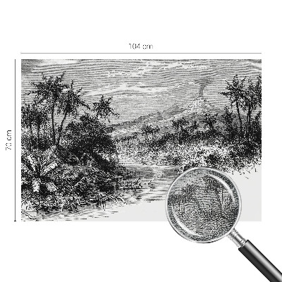 90D-Fototapete Exotisches Panorama