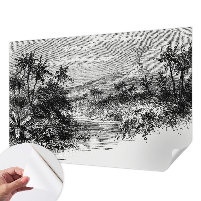 90D-Fototapete Exotisches Panorama