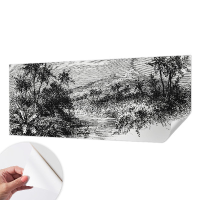 90D-Fototapete Exotisches Panorama