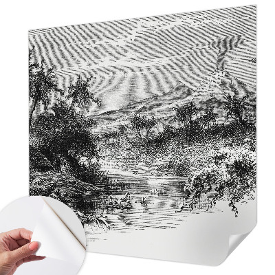 90D-Fototapete Exotisches Panorama