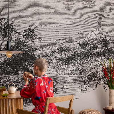 90D-Fototapete Exotisches Panorama