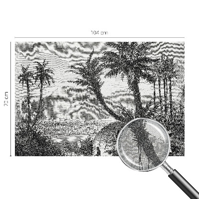 Fototapete in 3D-Optik Tropische Oase