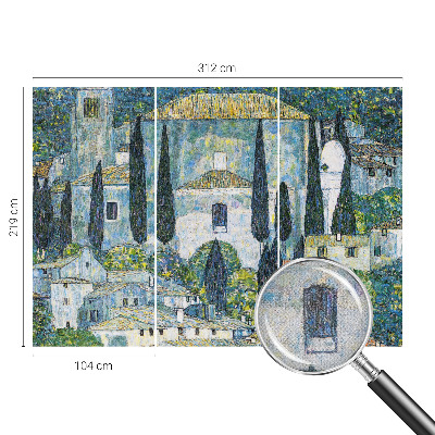 Fototapete nach Maß Zypressenhäuser