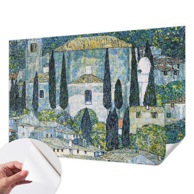 Fototapete nach Maß Zypressenhäuser