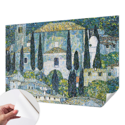 Fototapete nach Maß Zypressenhäuser