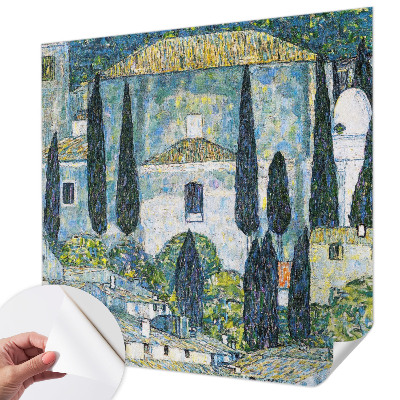 Fototapete nach Maß Zypressenhäuser